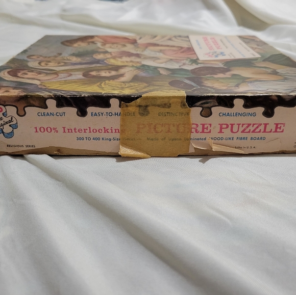 Tuco Picture Puzzle, Christ Blessing Little Children, 1961, Complete - Picture 6 of 9